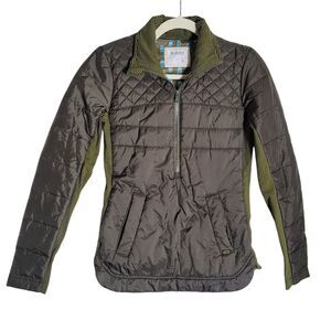 Carve Designs Point Reyes Insulated Pullover Jacket Womens Size XS Green Outdoor